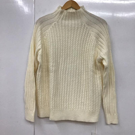 フラーネ Frene ニット、セーター 長袖 FREE 無地 白 / ホワイト /  レディース USED 古着 中古 10130287