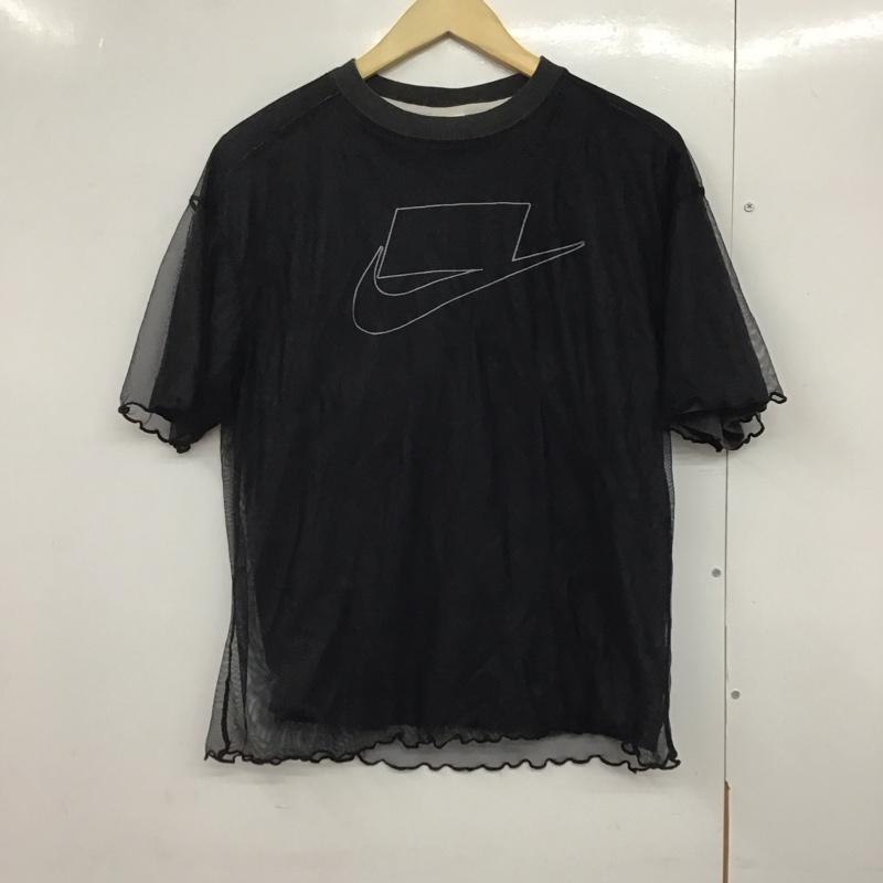 ナイキ NIKE Tシャツ 半袖 dd4530-010 NSWチュールS/Sトップ 半袖カットソー emmi S ロゴ、文字 黒 / ブラック /  レディース USED 古着 中古 10142679