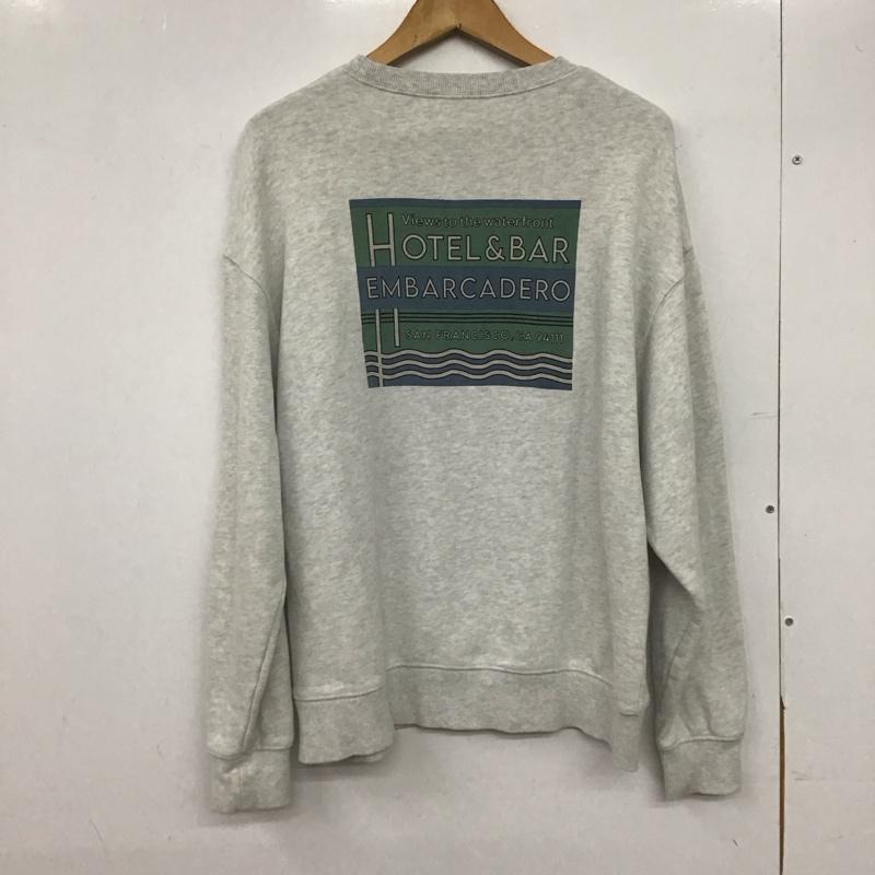 フリークスストア FREAK S STORE トレーナー 長袖 1123248902151 ヴィンテージホテル バックプリント スウェット バックデザイン FREE ロゴ、文字 灰 / グレー /  レディース USED 古着 中古 10146389
