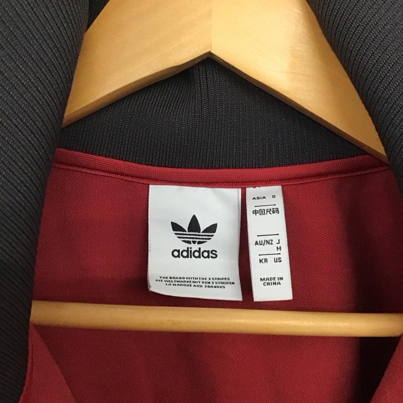 アディダス adidas ジャケット、上着 ジャケット、ブレザー ジップアップジャケット アウター 古着 ジャージ M ロゴ、文字 マルチカラー / マルチカラー /  メンズ USED 古着 中古 10145674