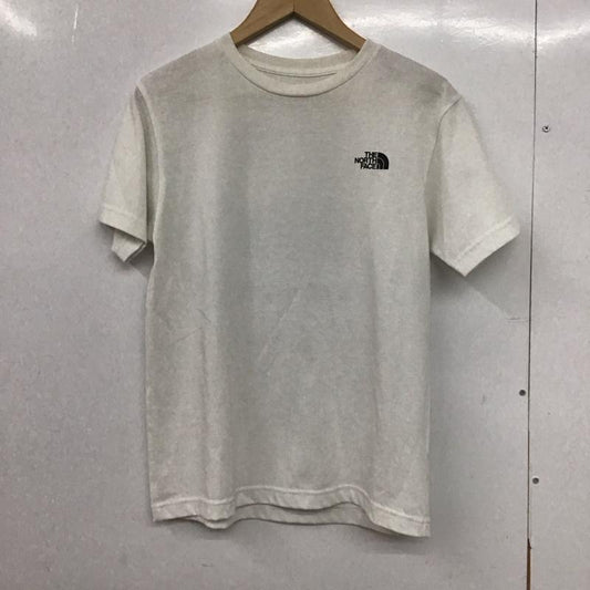 ザノースフェイス THE NORTH FACE Tシャツ 半袖 nt32038 スクエアロゴバックプリントTシャツ S ロゴ、文字 白 / ホワイト /  メンズ USED 古着 中古 10146978