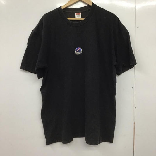 シュプリーム Supreme Tシャツ 半袖 BottleCapTee 2018FW プリントTシャツ XL ロゴ、文字 ダークグレー / ダークグレー /  メンズ USED 古着 中古 10148925