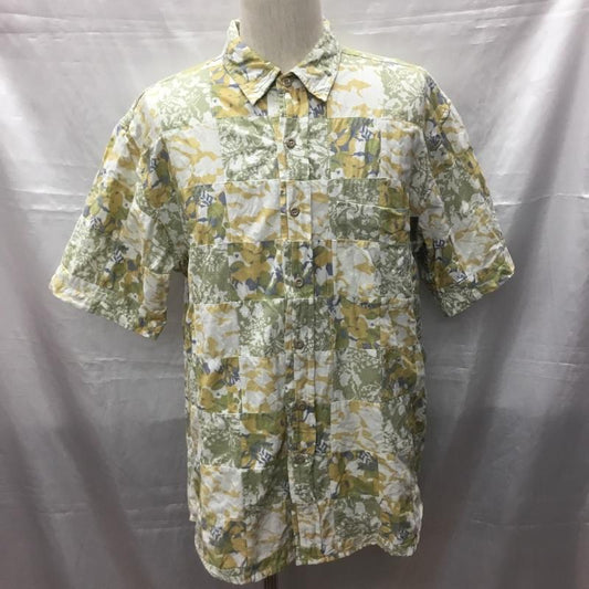 ステューシー STUSSY シャツ、ブラウス 半袖 半袖シャツ カラーシャツ 半袖カットソー パッチワークシャツ 00s M プリント マルチカラー / マルチカラー /  メンズ USED 古着 中古 10115634