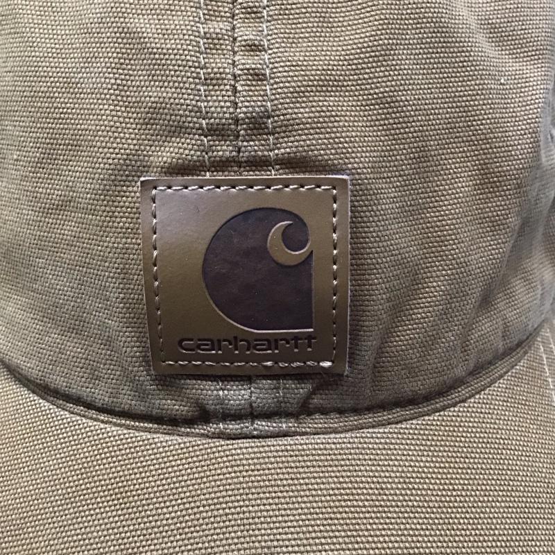 カーハート Carhartt 帽子 キャップ 100289 211 ODESSA Cap ロゴ、文字 茶 / ブラウン /  メンズ USED 古着 中古 10115680