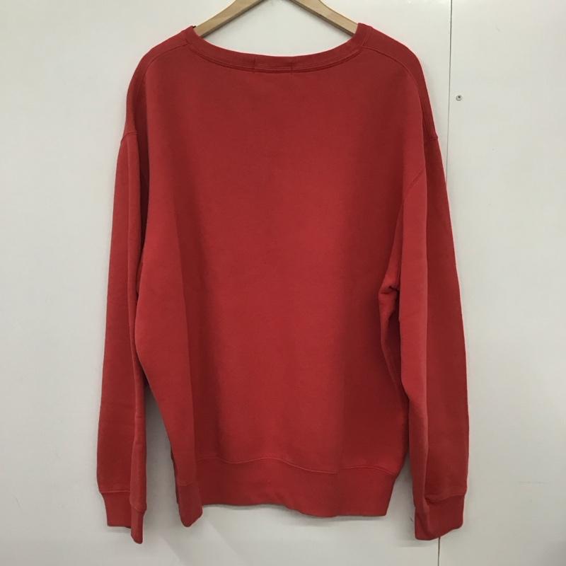 ポロバイラルフローレン Polo by RALPH LAUREN トレーナー 長袖 長袖 XL ロゴ、文字 赤 / レッド /  メンズ USED 古着 中古 10140564