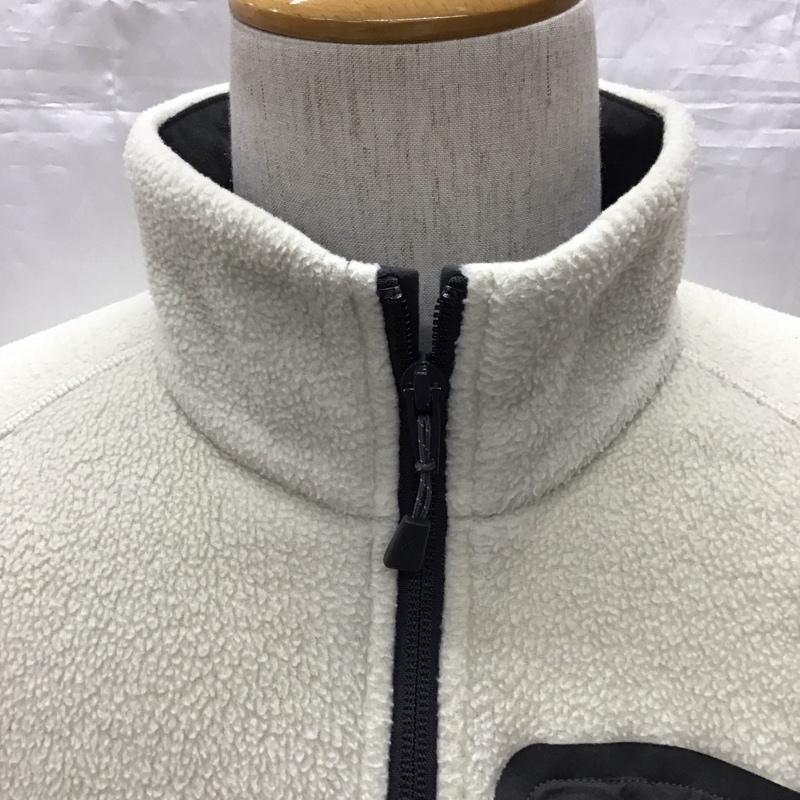 モンベル mont-bell ジャケット、上着 ジャンパー、ブルゾン 1106591 フリースクリマプラス100ジャケット ジップアップジャケット M ロゴ、文字 白 / ホワイト /  メンズ USED 古着 中古 10116260