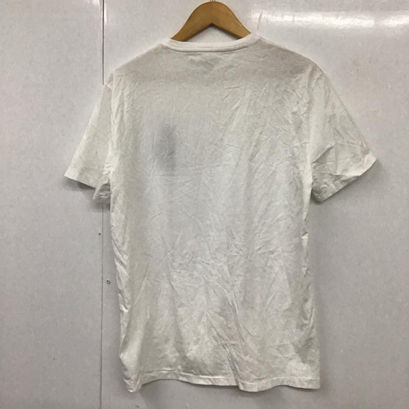 ポロラルフローレン POLO RALPH LAUREN Tシャツ 半袖 半袖カットソー プリントTシャツ クルーネックカットソー L ロゴ、文字 白 / ホワイト /  メンズ USED 古着 中古 10130735