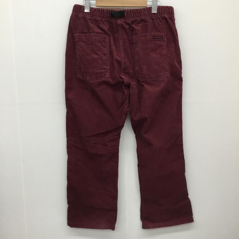 グラミチ GRAMICCI パンツ ワークパンツ、ペインターパンツ コーデュロイパンツ L 無地 えんじ / ワインレッド /  メンズ USED 古着 中古 10140173