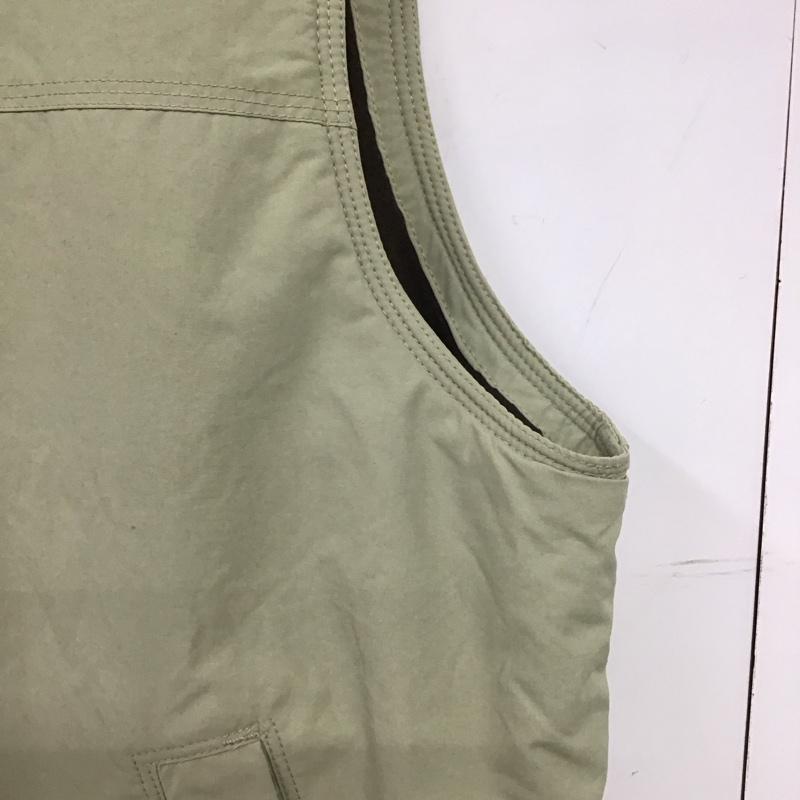 エルエルビーン L.L.Bean ベスト ベスト ジップアップベスト ノースリーブカットソー アウター 00s M 無地 ベージュ / ベージュ /  メンズ USED 古着 中古 10149163