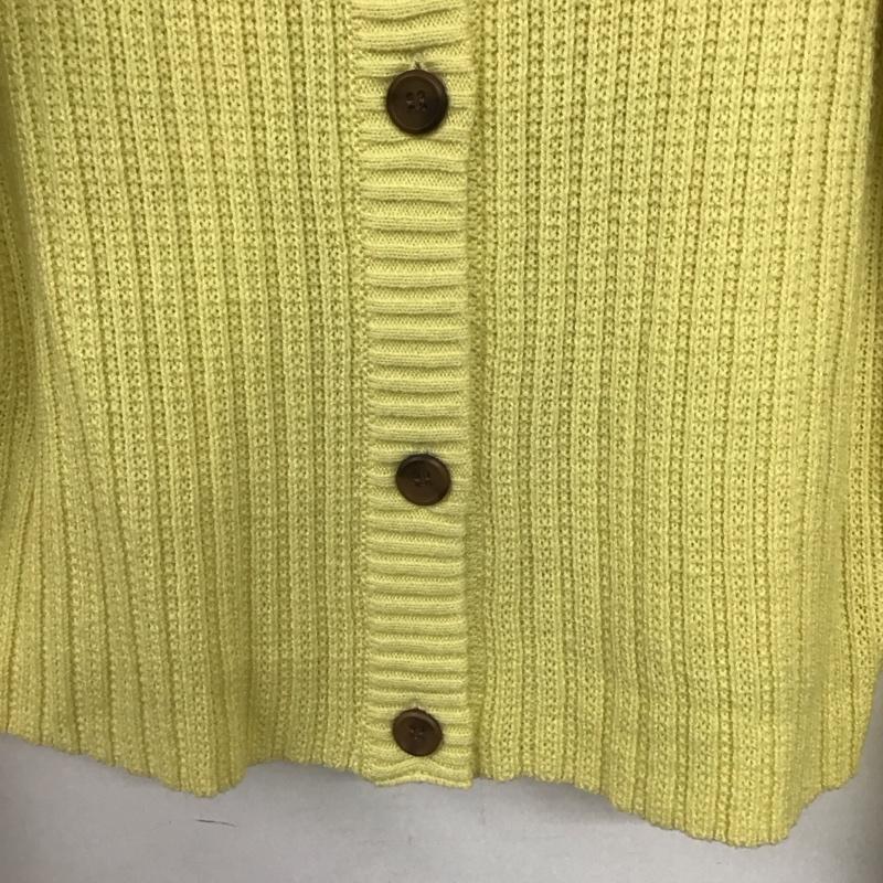 サマンサモスモス Samansa Mos2 カーディガン 長袖 FREE 無地 黄 / イエロー /  レディース USED 古着 中古 10140413