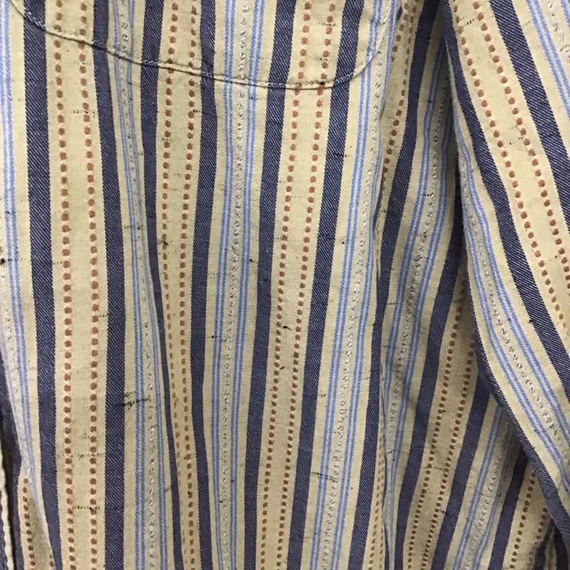 リーボック Reebok シャツ、ブラウス 長袖 長袖シャツ ストライプシャツ カラーシャツ ボタンダウンシャツ L ストライプ マルチカラー / マルチカラー /  メンズ USED 古着 中古 10133123