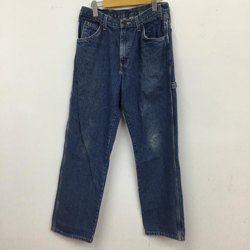 ディッキーズ Dickies パンツ デニム、ジーンズ デニムパンツ ストレートパンツ ワイドパンツ カーゴパンツ 32インチ 無地 インディゴ / インディゴ /  メンズ USED 古着 中古 10113375