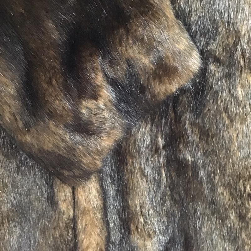 ジーナシス JEANASIS コート コート一般 JS071190SL フェイクファージャケット イミテーションミンクブルゾン FREE 無地 ダークブラウン / ダークブラウン /  レディース USED 古着 中古 10142518