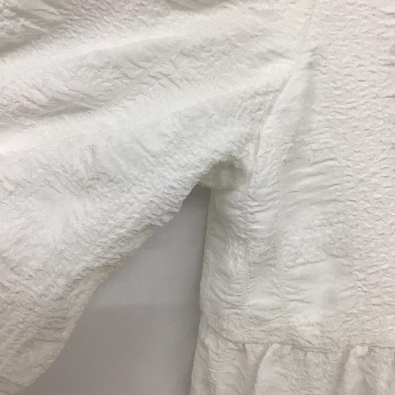 ザラ ZARA チュニック 七分袖 XS 無地 白 / ホワイト /  レディース USED 古着 中古 10139375