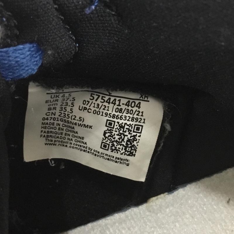 ナイキ NIKE スニーカー スニーカー 575441-404 AIR JORDAN 1 RETRO HIGH OG GS 23.5cm 箱有 23.5cm ロゴ、文字 黒 / ブラック / X 青 / ブルー / X 白 / ホワイト /  レディース USED 古着 中古 10134821