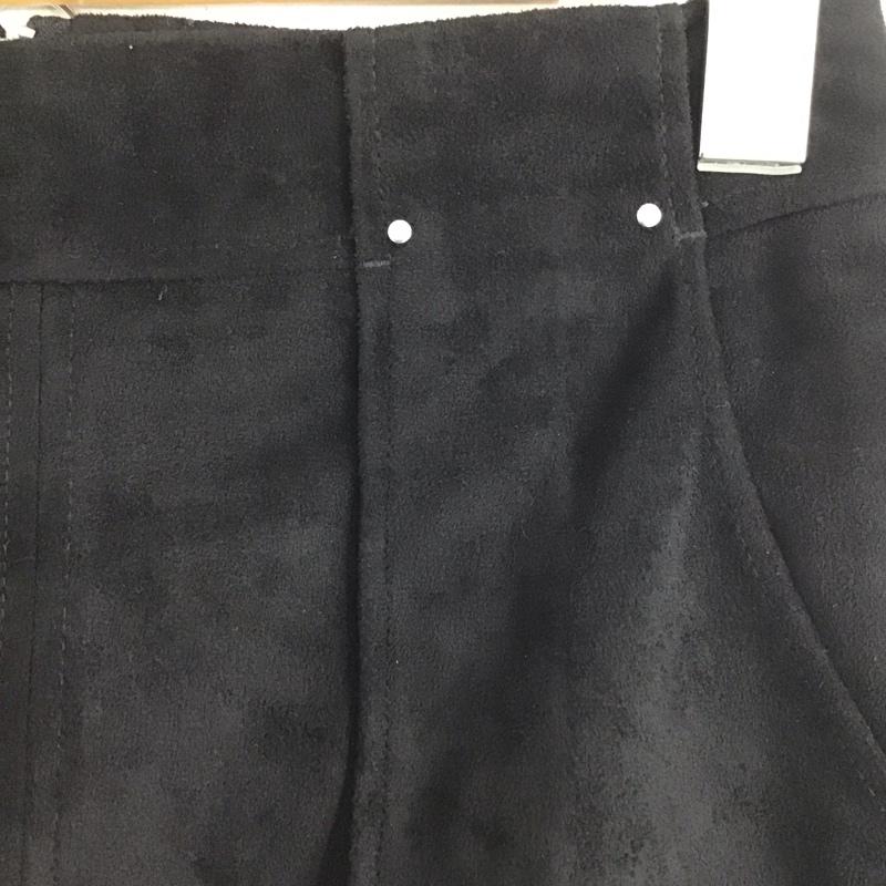スナイデル SNIDEL スカート ロングスカート SWFS174135 ミドルスエードスカート 0 無地 黒 / ブラック /  レディース USED 古着 中古 10140377