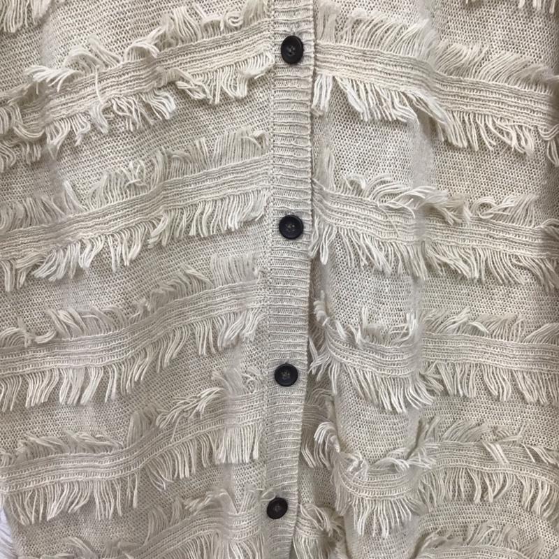 サマンサモスモス Samansa Mos2 カーディガン 長袖 FREE 無地 ベージュ / ベージュ /  レディース USED 古着 中古 10143426