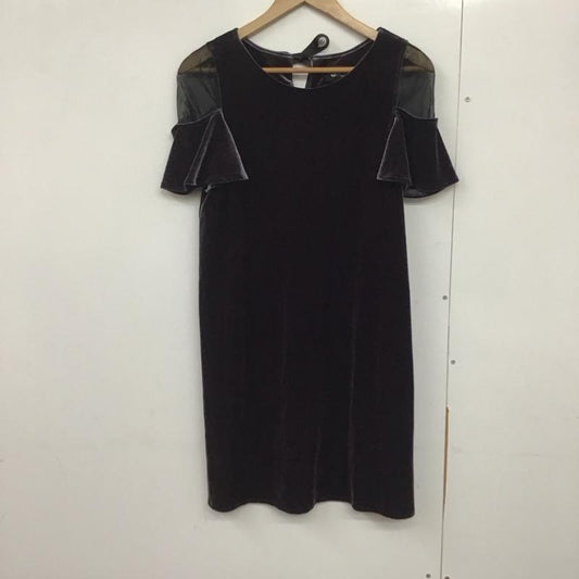 ジルスチュアート JILLSTUART ワンピース ひざ丈スカート S 無地 黒 / ブラック /  レディース USED 古着 中古 10142861