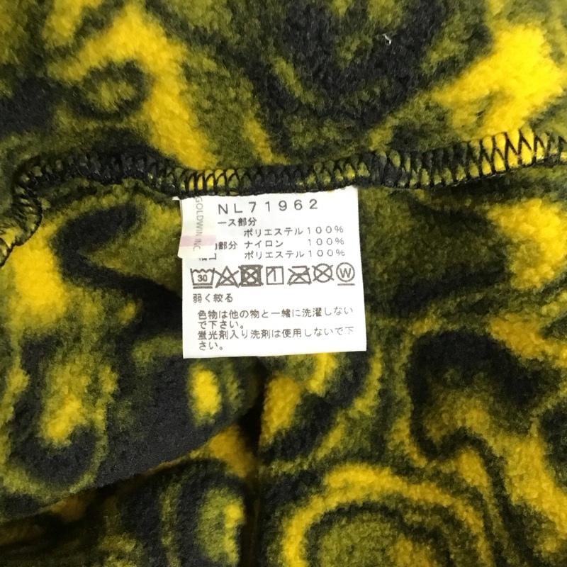 ザノースフェイス THE NORTH FACE ジャケット、上着 ジャケット、ブレザー nl71962 94RAGEClassicFleecePulloverJKT フリースジャケット プルオーバー L 総柄 黒 / ブラック / X 黄 / イエロー /  メンズ USED 古着 中古 10108681