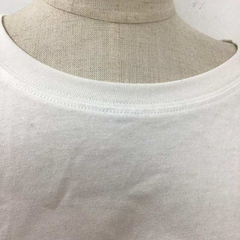 ザラ ZARA カットソー 半袖 S 無地 白 / ホワイト / X 黄 / イエロー /  レディース USED 古着 中古 10105890