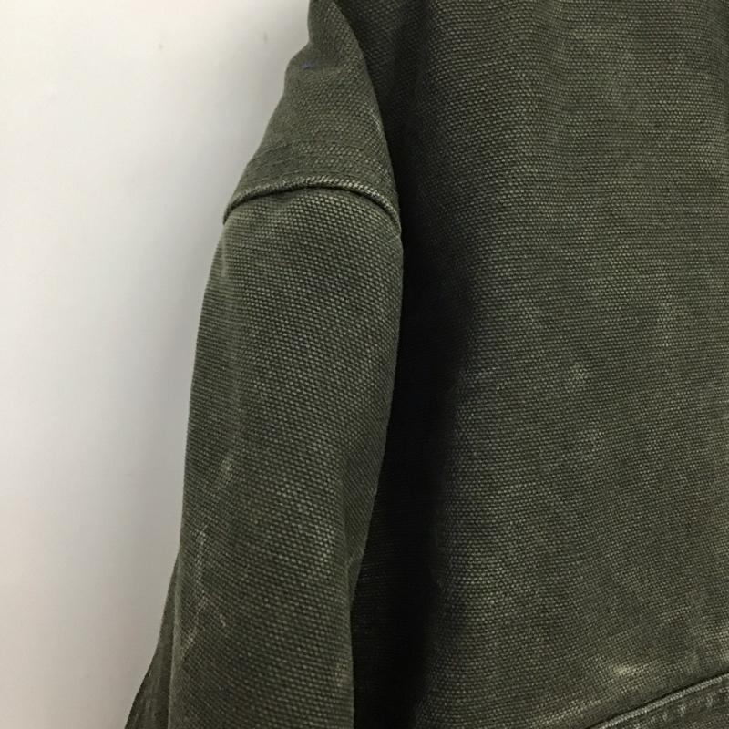 カーハート Carhartt ジャケット、上着 ジャケット、ブレザー ジップアップジャケット アウター カラージャケット XL ロゴ、文字 カーキ / カーキ /  メンズ USED 古着 中古 10133688