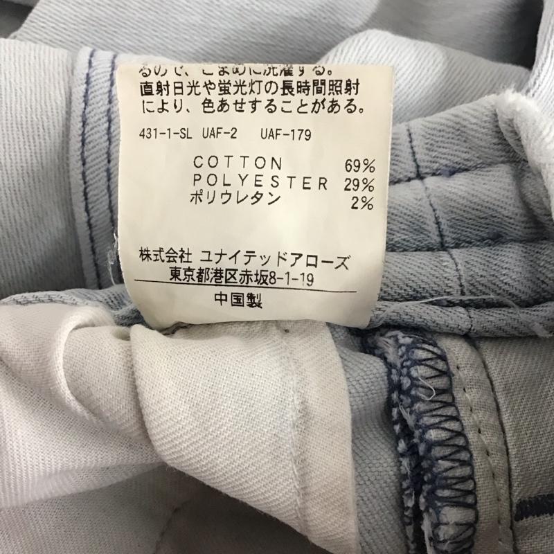 モンキータイム MONKEY TIME パンツ デニム、ジーンズ 8314-173-0202 ストレッチバイカーデニムジョガーパンツ スリムパンツ L 無地 水色 / ライトブルー /  メンズ USED 古着 中古 10109830