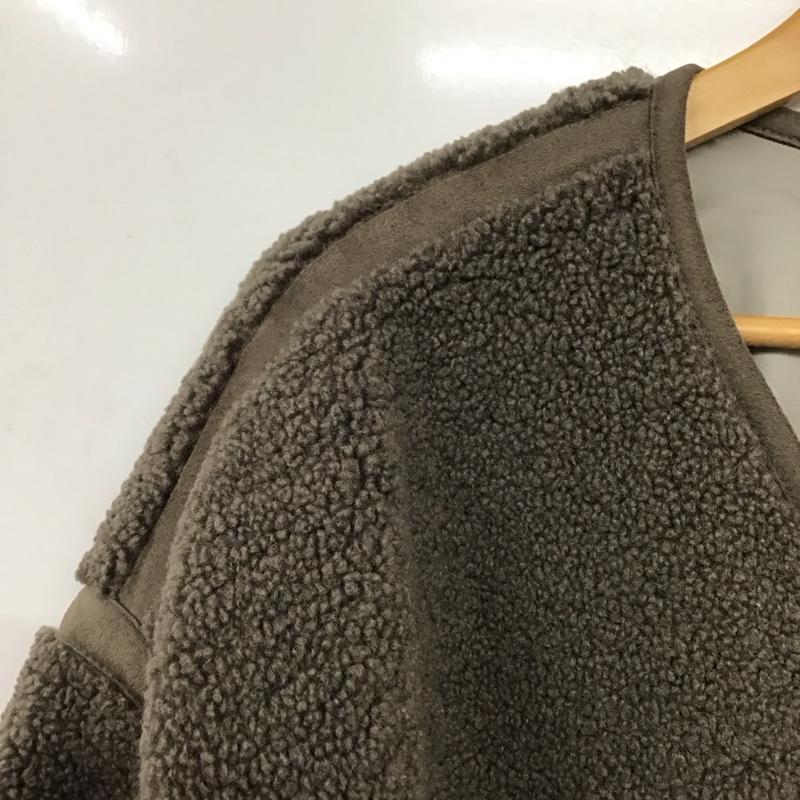 ローリーズファーム LOWRYS FARM ジャケット、上着 ジャンパー、ブルゾン ボアジャケット FREE 無地 茶 / ブラウン /  レディース USED 古着 中古 10143000