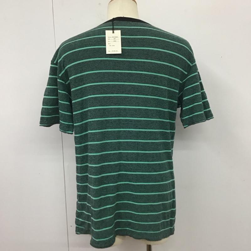 クーティー COOTIE Tシャツ 半袖 半袖カットソー プリントTシャツ クルーネックカットソー L ボーダー柄 マルチカラー / マルチカラー /  メンズ USED 古着 中古 10113141