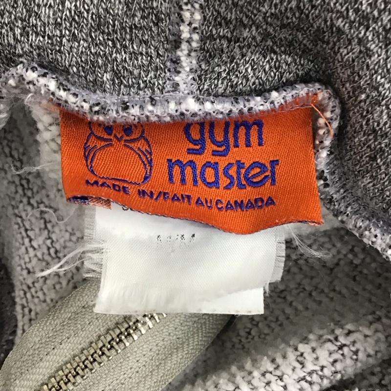 ジムマスター gym master パーカー 長袖 ジップアップパーカー 長袖パーカー フード付きパーカー M 無地 灰 / グレー /  メンズ USED 古着 中古 10118624