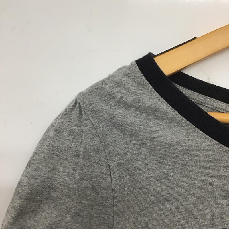 ナイキ NIKE Tシャツ 半袖 L プリント X ロゴ、文字 灰 / グレー /  レディース USED 古着 中古 10133420