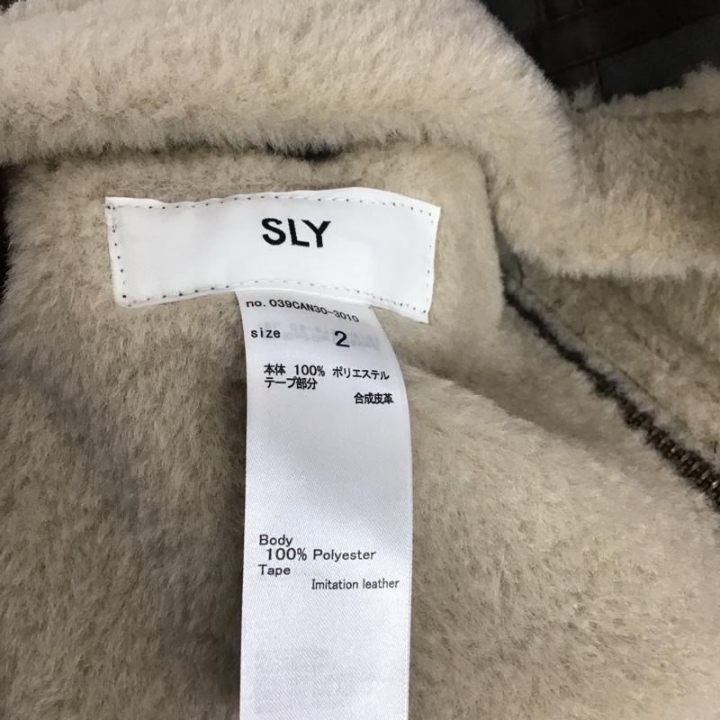 スライ SLY コート コート一般 039can30-3010 ムートン アウター 2 無地 灰 / グレー /  レディース USED 古着 中古 10145488