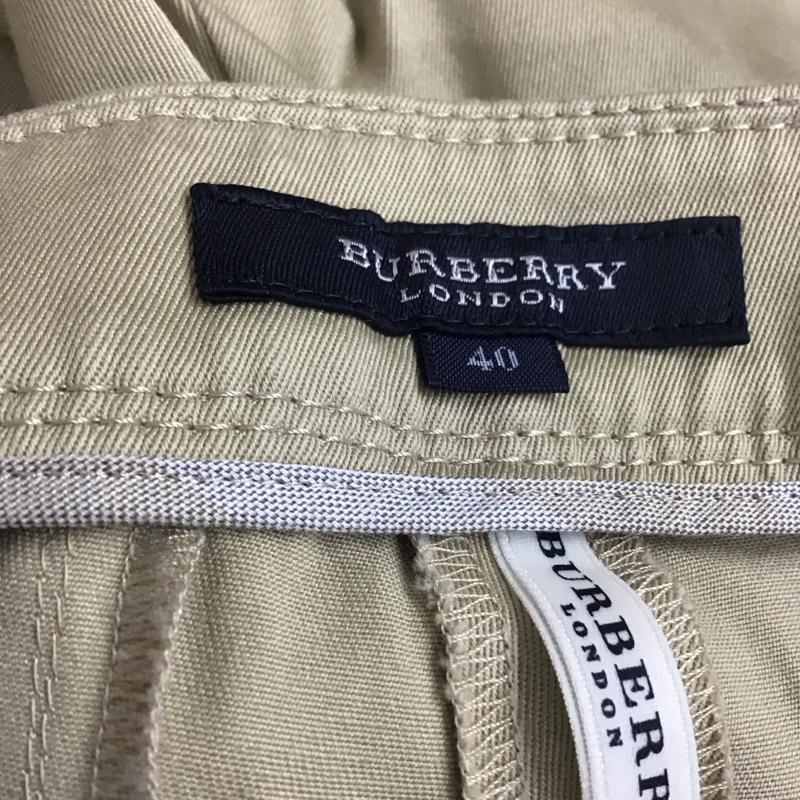 バーバリーロンドン Burberry London ボトムス ボトムス タイトパンツ ストレッチパンツ 七分丈 サブリナパンツ 40 無地 ベージュ / ベージュ /  レディース USED 古着 中古 10112519