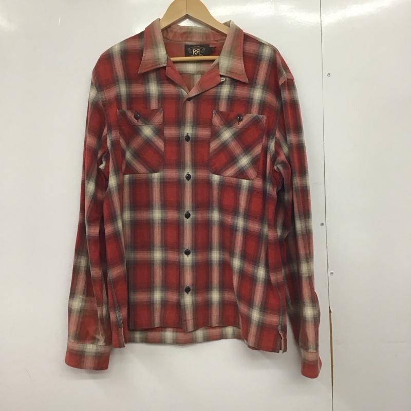 ダブルアールエル ラルフローレン RRL RALPH LAUREN シャツ、ブラウス 長袖 長袖シャツ チェックシャツ カラーシャツ L チェック マルチカラー / マルチカラー /  メンズ USED 古着 中古 10146818