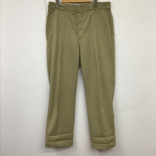 ディッキーズ Dickies パンツ チノパン チノパン ワイドパンツ カジュアルパンツ 80s talon 36インチ 無地 ベージュ / ベージュ /  メンズ USED 古着 中古 10132401