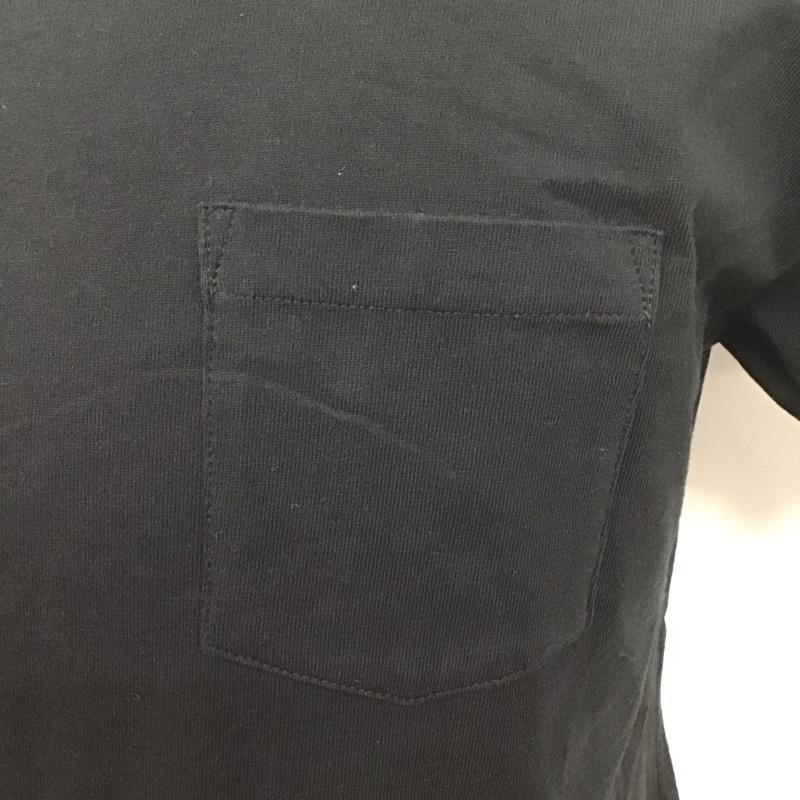 チャンピオン Champion Tシャツ 半袖 半袖カットソー プリントTシャツ クルーネックカットソー XL 無地 黒 / ブラック /  メンズ USED 古着 中古 10126525