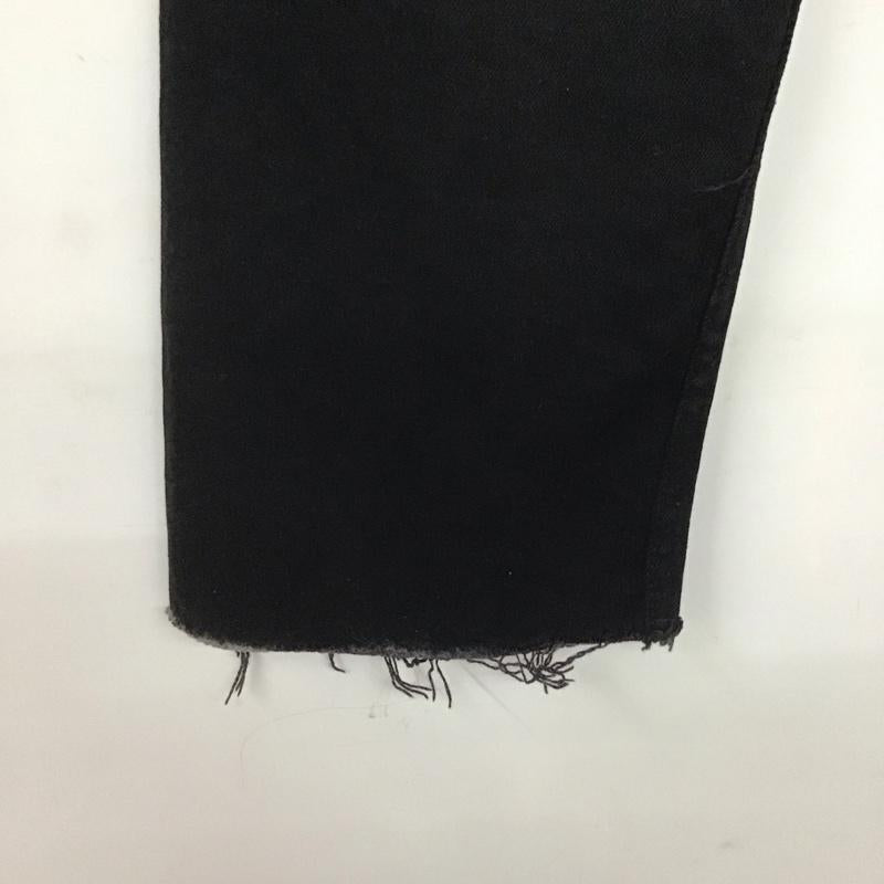 ザラ ZARA パンツ デニム、ジーンズ 3643 018 800 カットオフ ストレッチ 無地 黒 / ブラック /  レディース USED 古着 中古 10142009