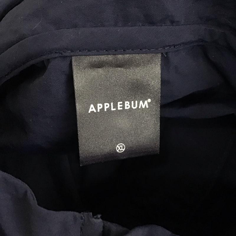 アップルバム APPLEBUM ジャケット、上着 ジャケット、ブレザー ハーフジップ ナイロン XL ロゴ、文字 紺 / ネイビー /  メンズ USED 古着 中古 10107983