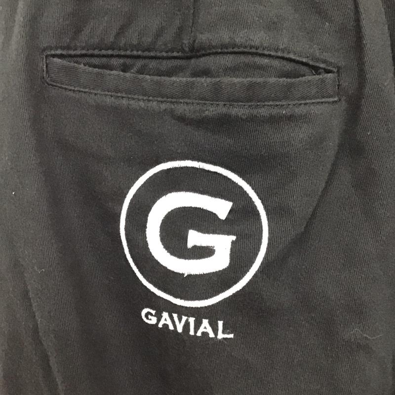 ガヴィル GAVIAL パンツ ワークパンツ、ペインターパンツ カジュアルパンツ ワークパンツ ワイドパンツ サイドラインパンツ L ロゴ、文字 黒 / ブラック / X 緑 / グリーン /  メンズ USED 古着 中古 10109796