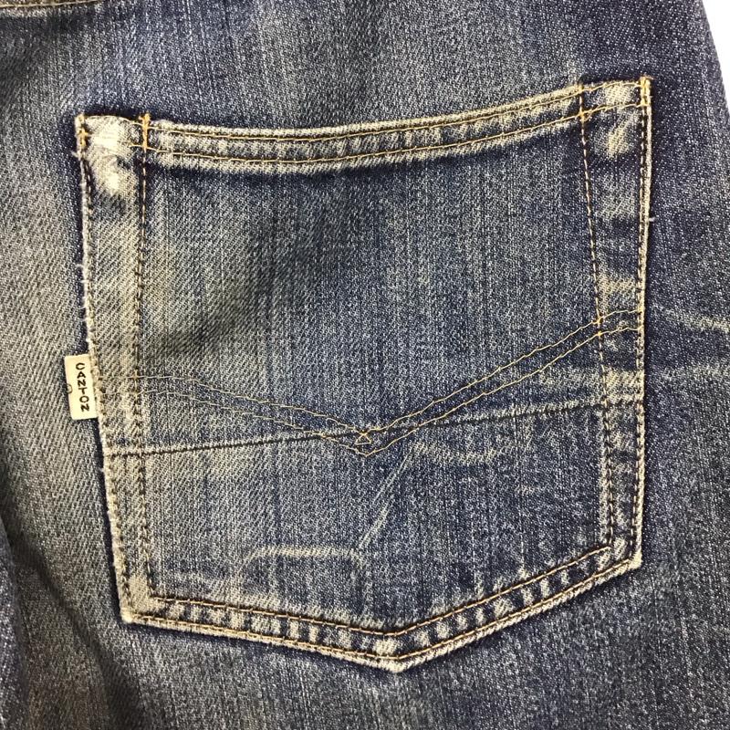 キャントン CANTON パンツ デニム、ジーンズ デニムパンツ ストレートパンツ ワイドパンツ カジュアルパンツ ジーンズ 30インチ 無地 インディゴ / インディゴ /  メンズ USED 古着 中古 10118305