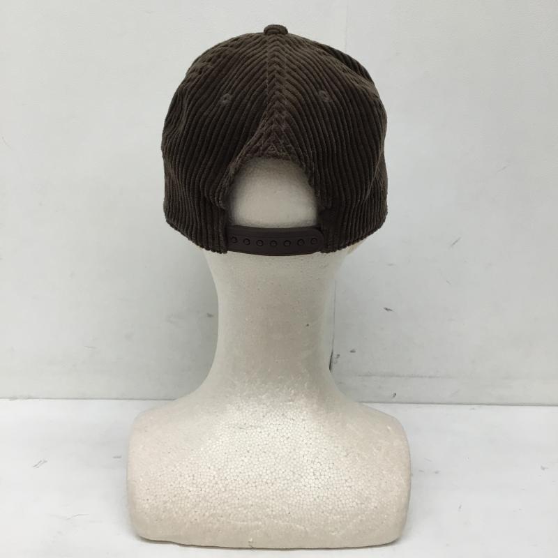 ニューエラ NEW ERA 帽子 キャップ X-LARGE コーデュロイ ロゴ、文字 茶 / ブラウン /  メンズ USED 古着 中古 10140922