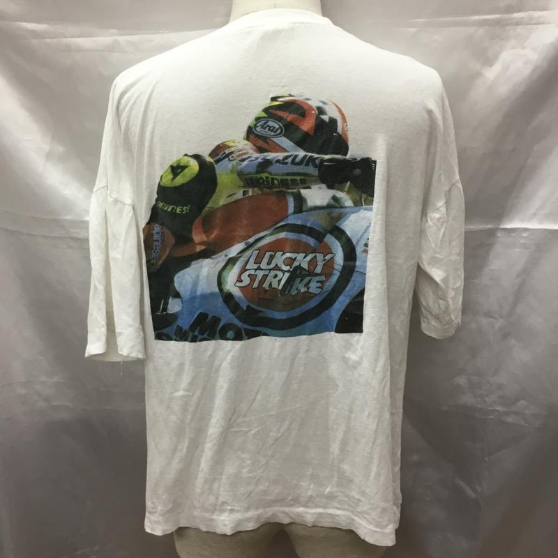 古着 USED Tシャツ 半袖 半袖カットソー プリントTシャツ クルーネックカットソー 古着 XXL プリント 白 / ホワイト /  メンズ USED 古着 中古 10113313