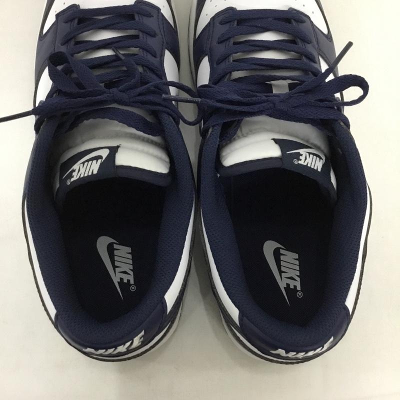 ナイキ NIKE スニーカー スニーカー HF5441 107 DUNK LOW RETRO 29cm 箱有 29.0cm ロゴ、文字 白 / ホワイト / X 紺 / ネイビー /  メンズ USED 古着 中古 10130766