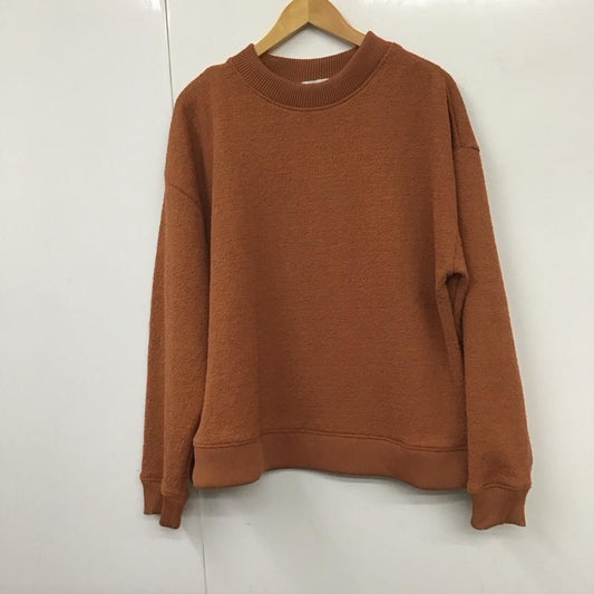 ザラ ZARA トレーナー 長袖 L 無地 茶 / ブラウン /  レディース USED 古着 中古 10131413