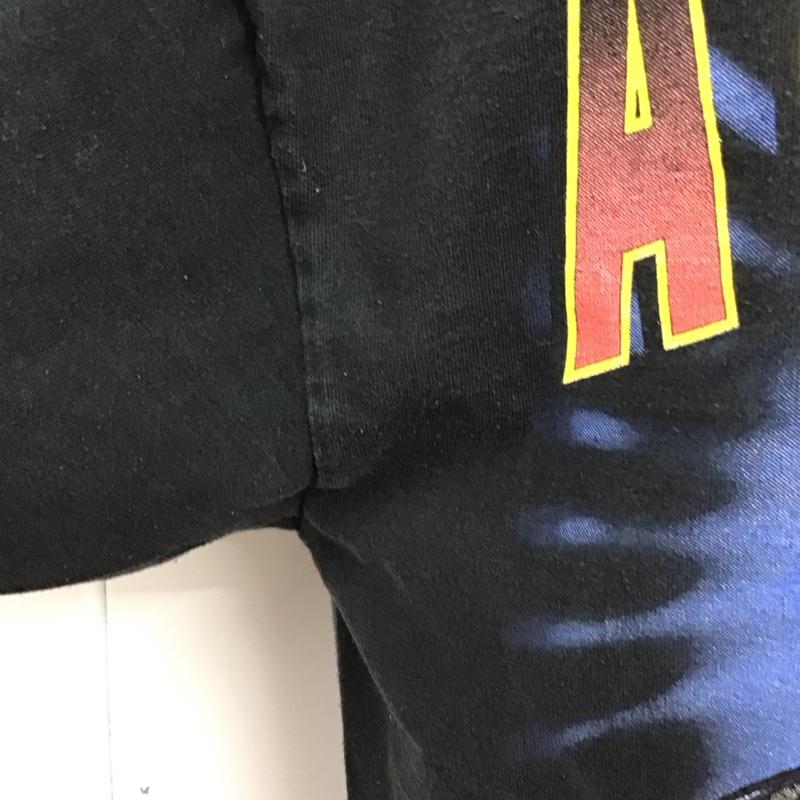 古着 USED Tシャツ 半袖 スーパーマン L キャラクター 黒 / ブラック /  メンズ USED 古着 中古 10114744