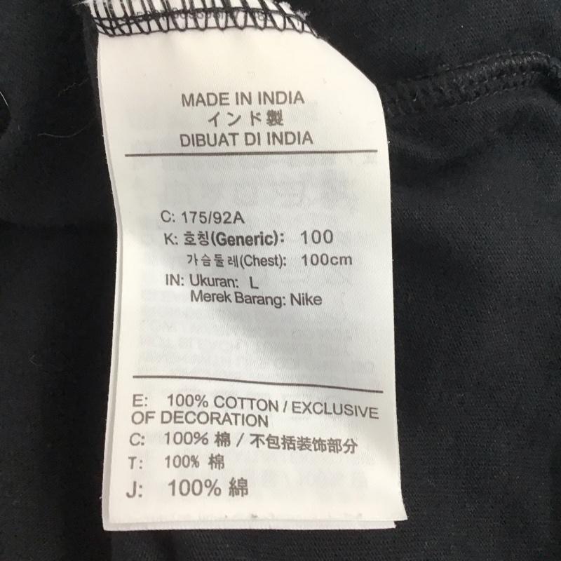 ナイキ NIKE Tシャツ 半袖 ct5657-010 半袖カットソー プリントTシャツ クルーネック L プリント 黒 / ブラック /  メンズ USED 古着 中古 10133493