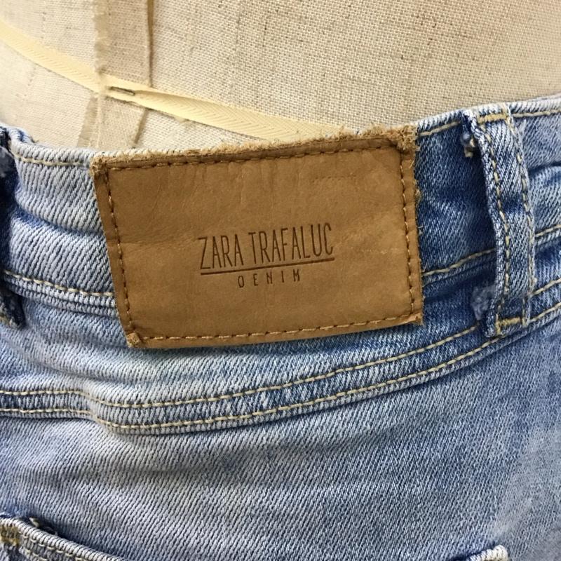 ザラ ZARA パンツ ショートパンツ ホットパンツ デニムパンツ ショートパンツ 36 無地 インディゴ / インディゴ /  レディース USED 古着 中古 10115953
