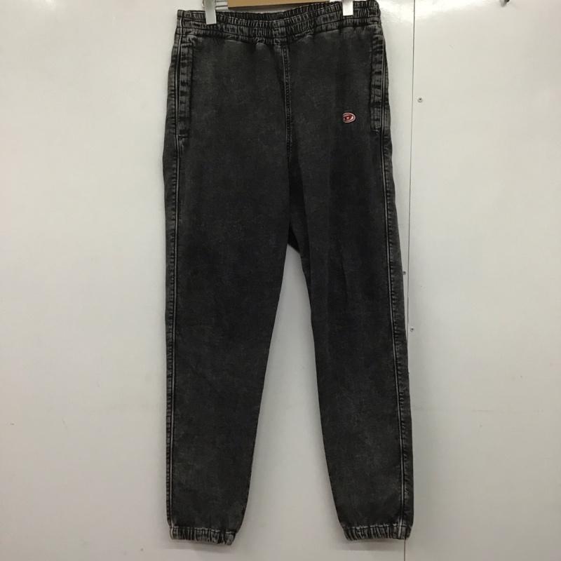 ディーゼル DIESEL パンツ ワークパンツ、ペインターパンツ ワークパンツ ワイドパンツ カジュアルパンツ ストレッチパンツ M 無地 黒 / ブラック /  メンズ USED 古着 中古 10142137