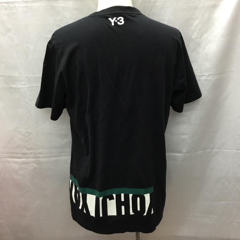 ワイスリー Y-3 Tシャツ 半袖 fn5727 Tシャツ 半袖カットソー クルーネックカットソー L プリント 黒 / ブラック /  メンズ USED 古着 中古 10108375