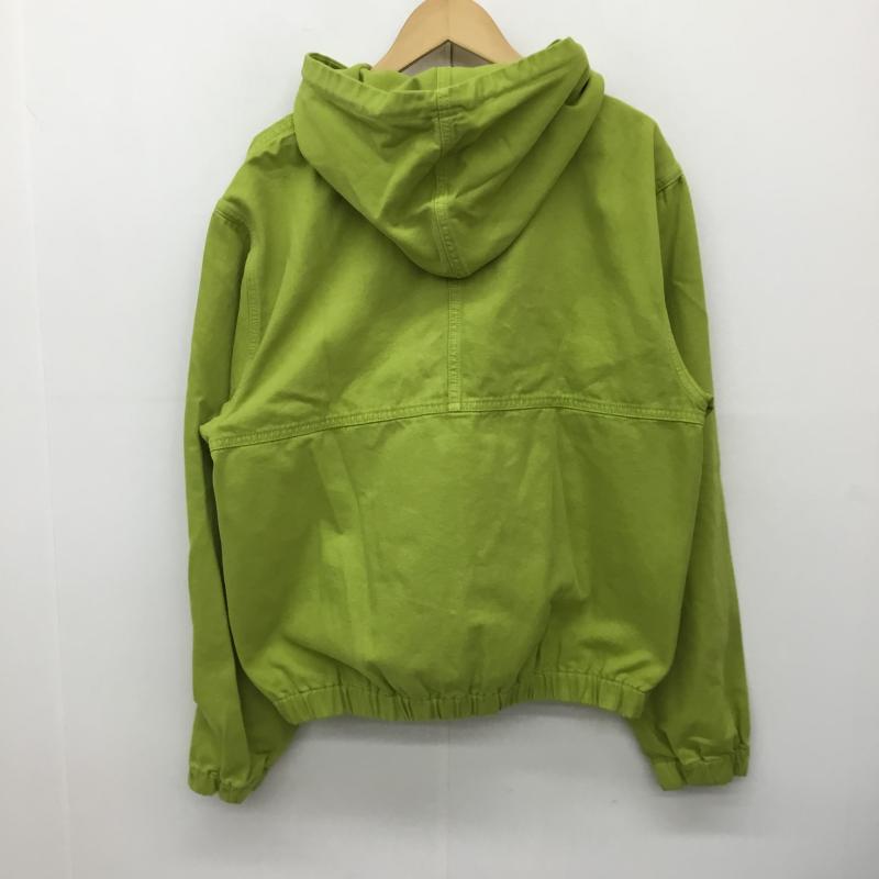 ステューシー STUSSY ジャケット、上着 ジャンパー、ブルゾン Work Jacket Unlined Canvas M ロゴ、文字 黄緑 / イエローグリーン /  メンズ USED 古着 中古 10137895