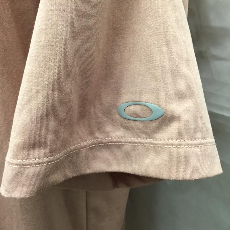 オークリー OAKLEY Tシャツ 半袖 半袖カットソー プリントTシャツ クルーネックカットソー L 無地 桃 / ピンク /  メンズ USED 古着 中古 10117102